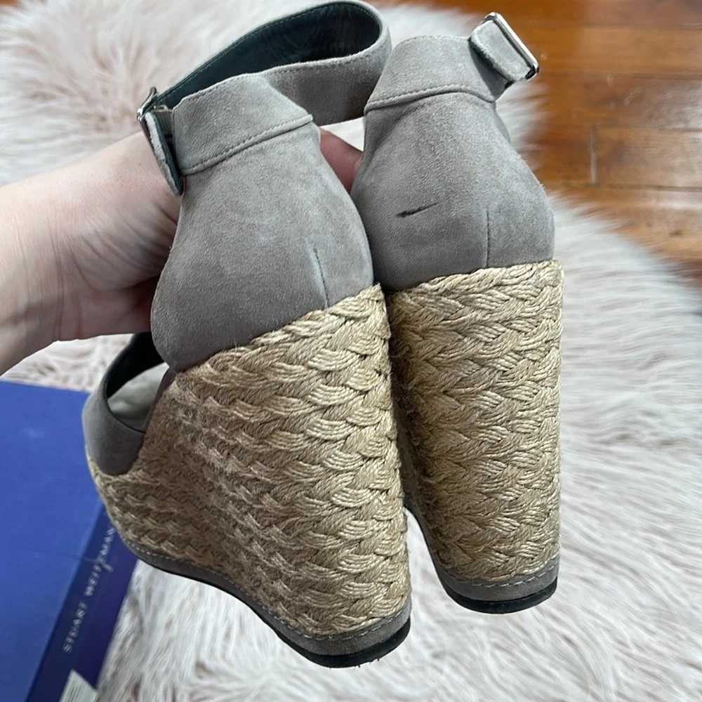 Stuart Weitzman 'Soho Gal' Espadrille Platform Sz 9.5